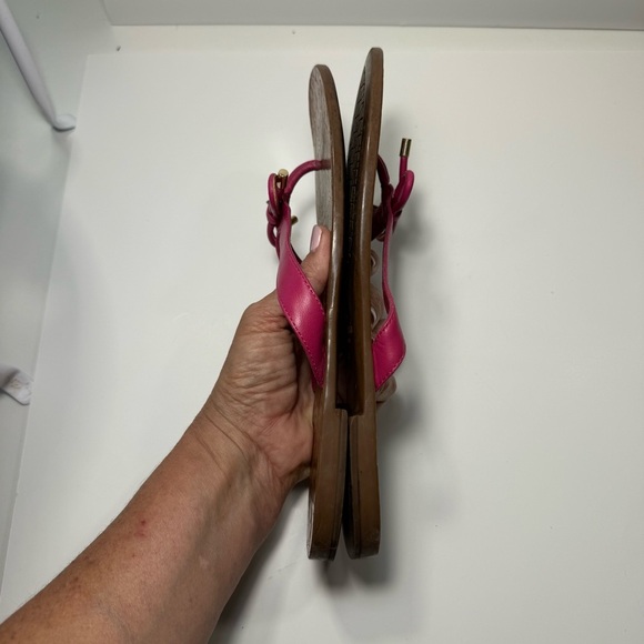 Kate Spade Fuchsia Leather Sandals Women’s Size 9M - Picture 10 of 13